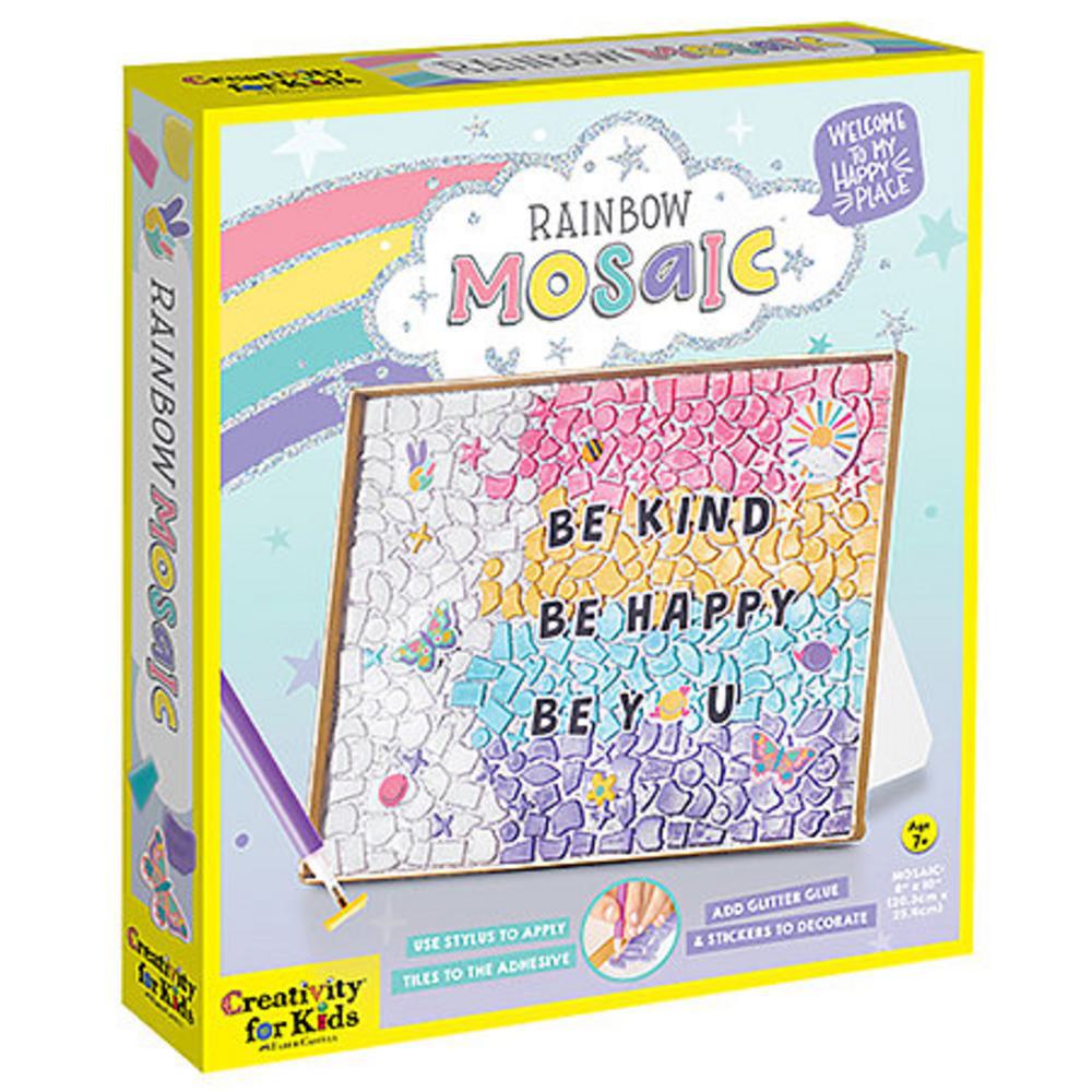 Craft Supplies, Art & School, Creativity for Kids, Rainbow Mosaic, 774559